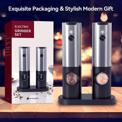 USB Rechargeable Electric Salt Pepper Grinder